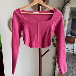 ALTAR’D STATE PINK CROP TOP